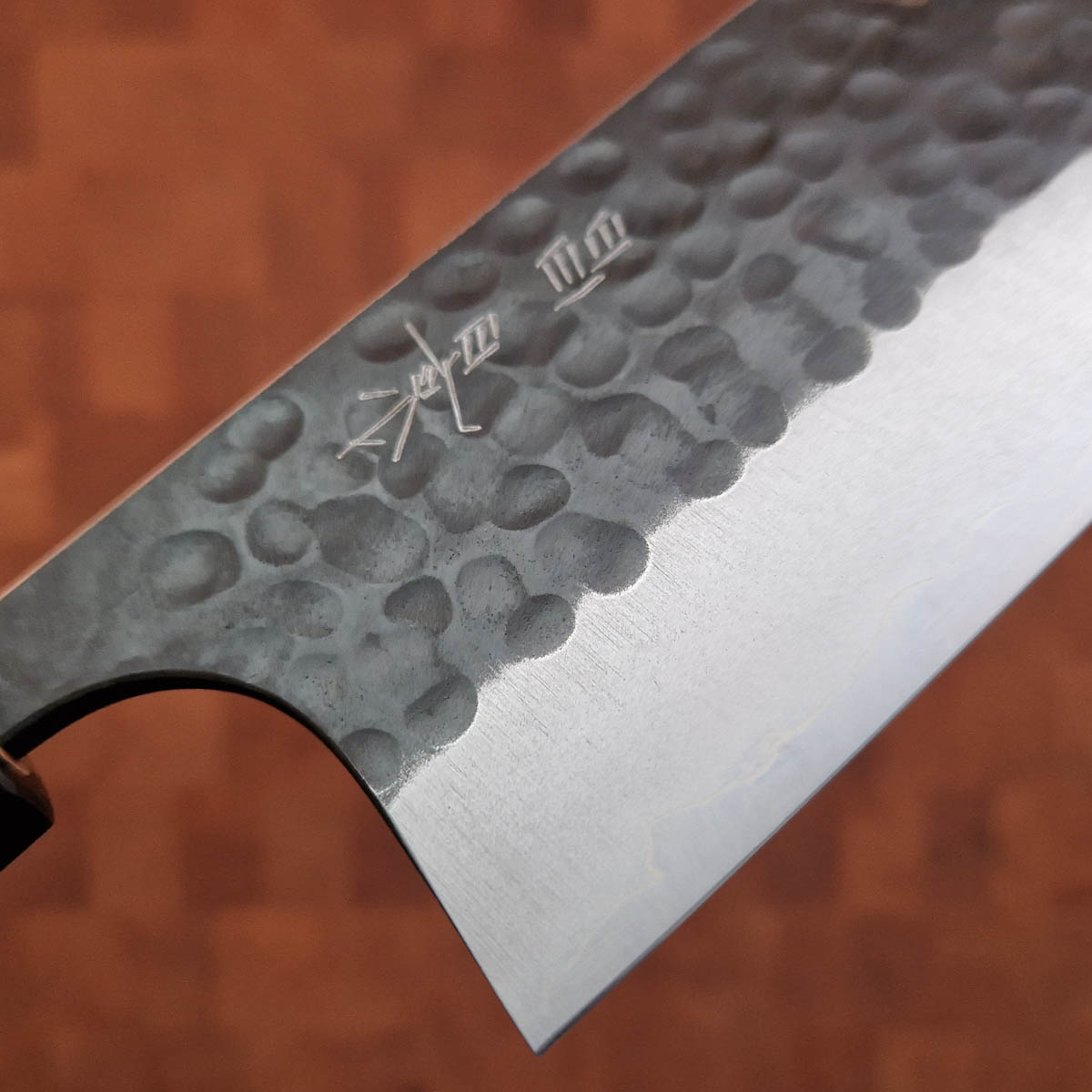 16,5cm Grønnsakskniv (Nakiri) Kurochi, Super Aogami - YOSHIMI KATO (Masakage) — bilde 2