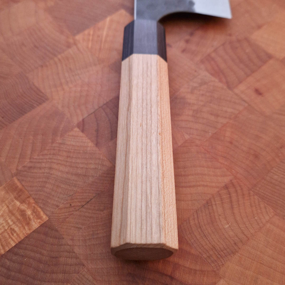 16,5cm Grønnsakskniv (Nakiri) Kurochi, Super Aogami - YOSHIMI KATO (Masakage) — bilde 3