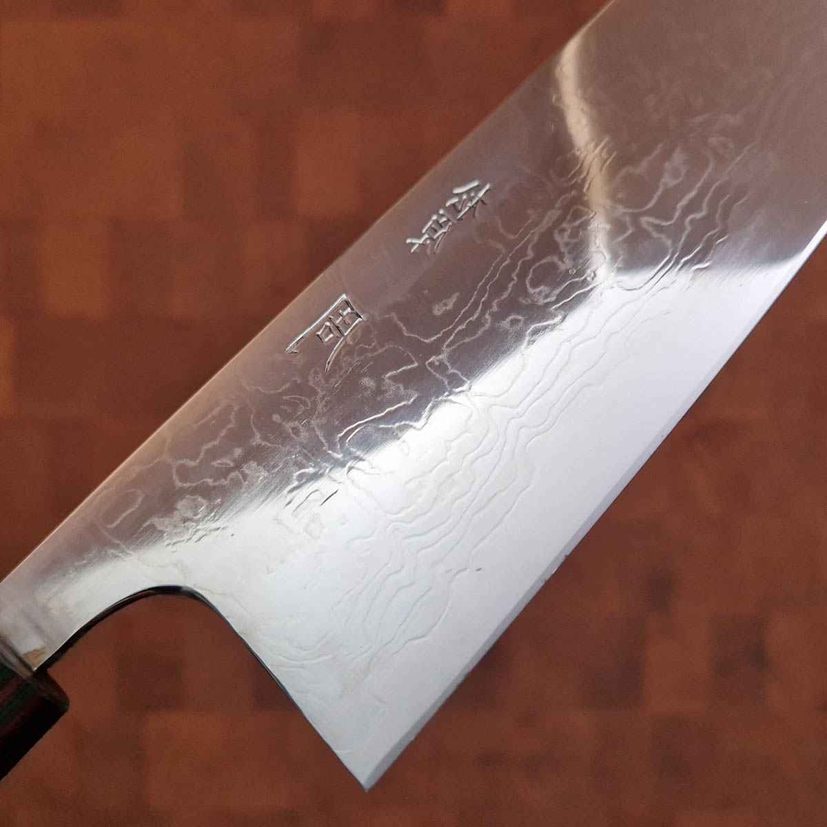 24cm Kokkekniv X-damask ZDP189, CUSTOM - MATSUBARA TANAKA — bilde 2
