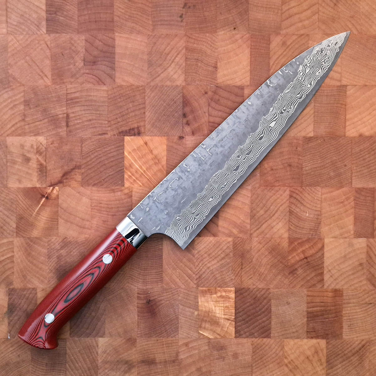 21cm Kokkekniv (Gyoto), "X-Tsuchime" VG10, Micarta - SAJI — bilde 1