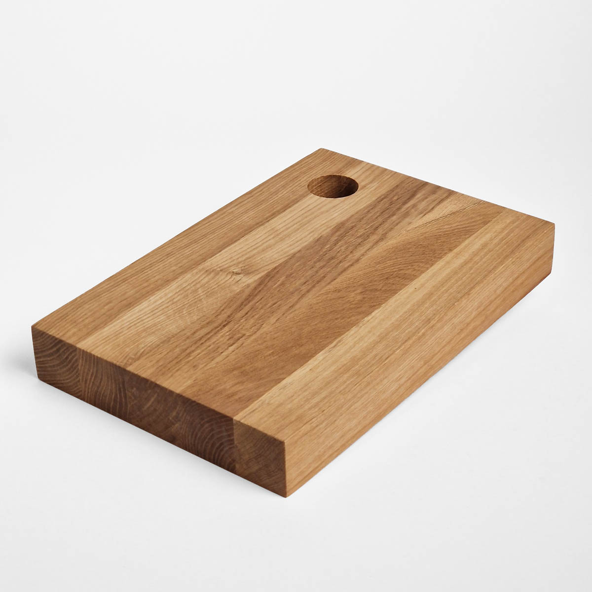 Skjærebrett (35 x 20 x 5cm) - tverrved, eik — bilde 3