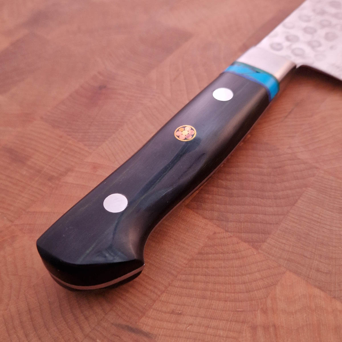 18cm Bunka, VG10, Turkis - HIRO — bilde 4