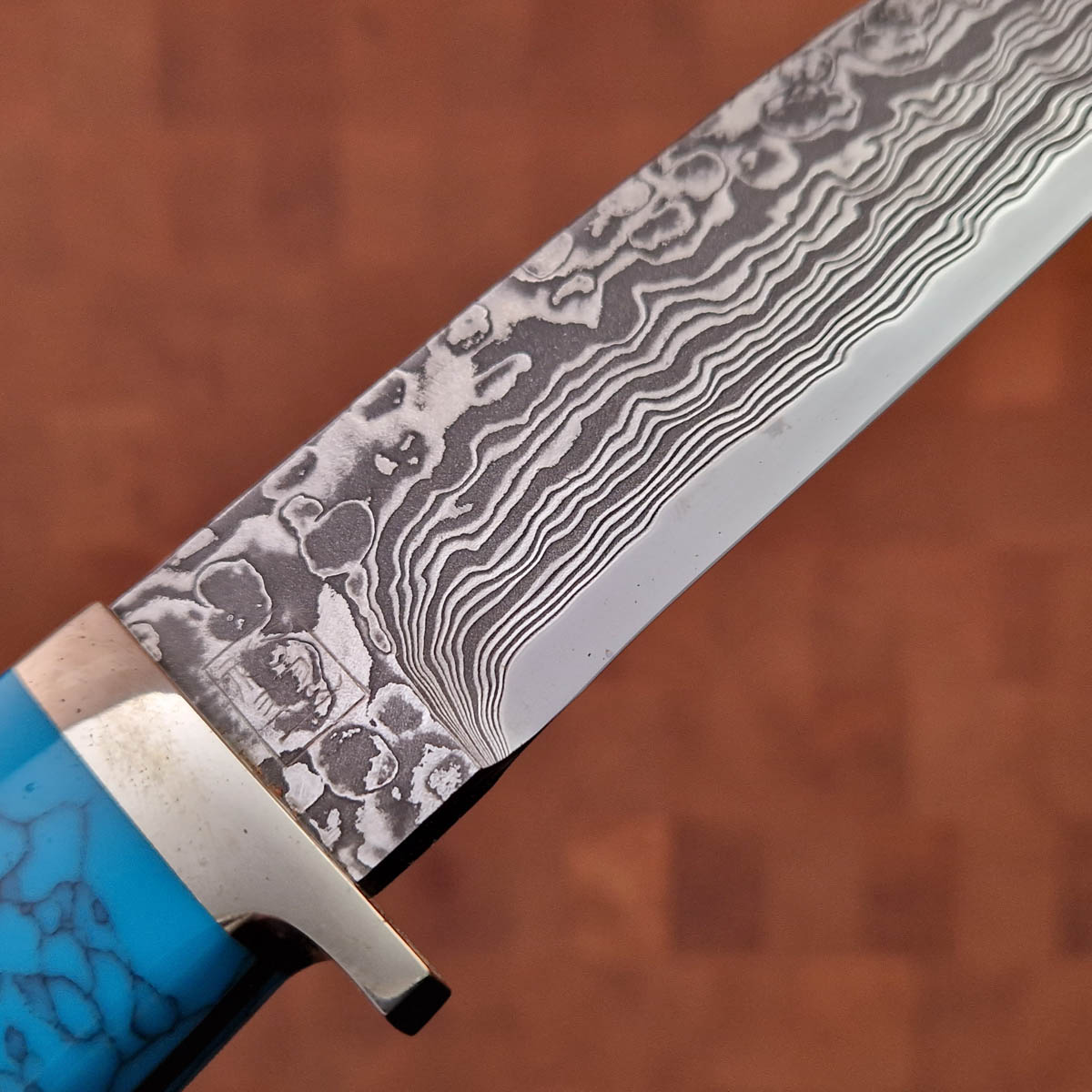 Jaktkniv, "Turquoise, Anthler &amp; Ironwood", SG2 - ITOU — bilde 3