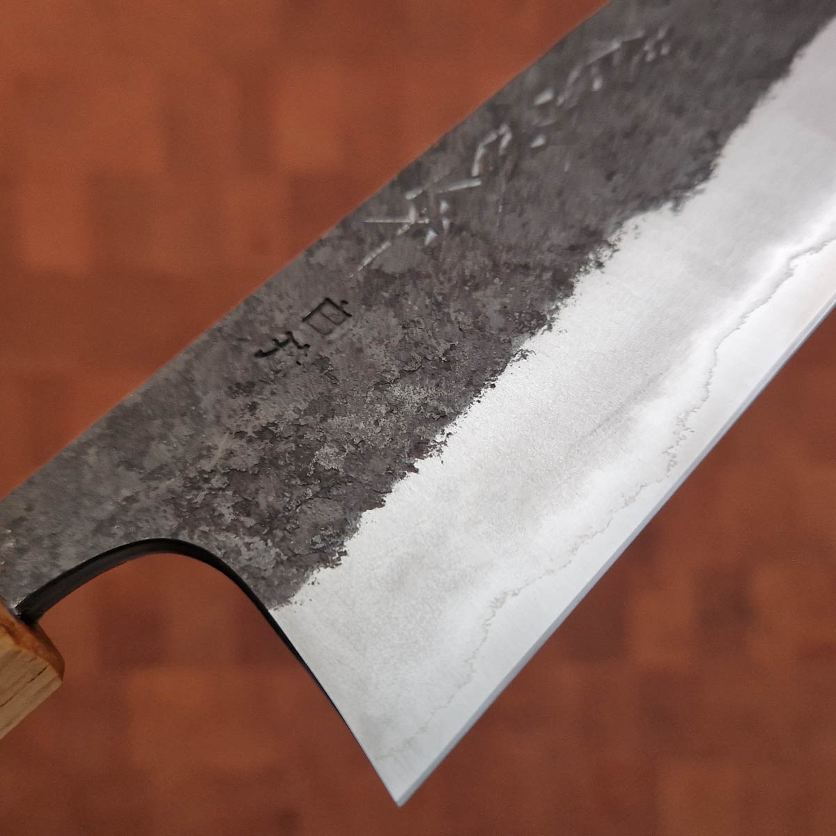 16,5cm Grønnsakskniv (Santoku), Kurochi, Shirogami - TANAKA — bilde 2