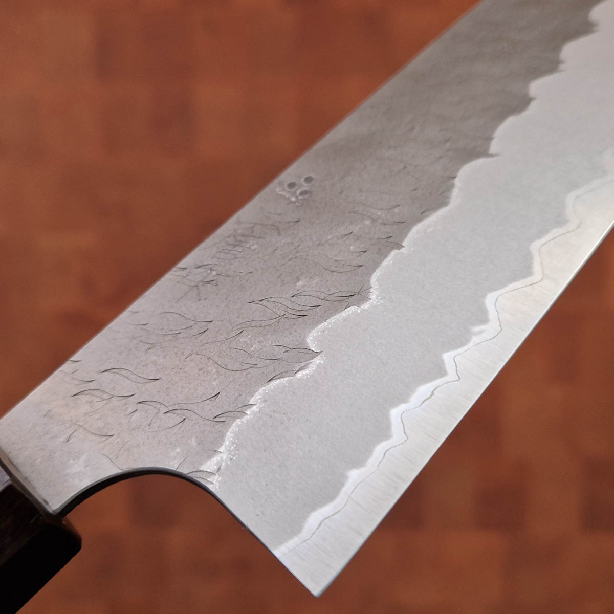 21cm Kokkekniv (Gyoto), Super Aogami Tsuchime - NIGARA HAMONO — bilde 2