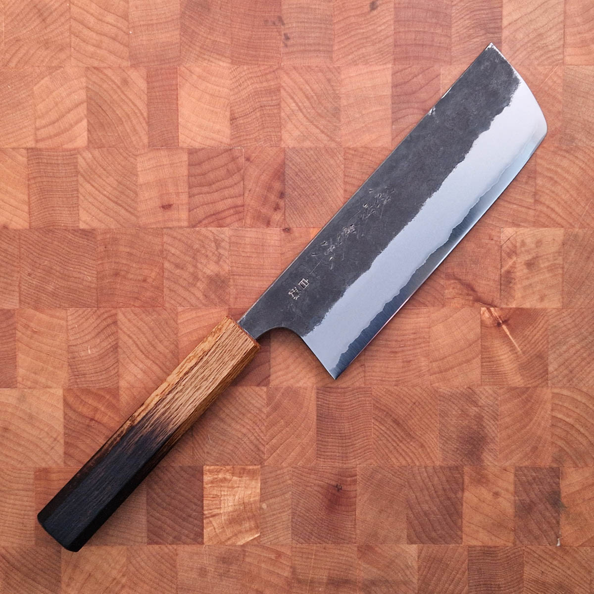16,5cm Grønnsakskniv (nakiri), Kurochi, Shirogami - TANAKA — bilde 1