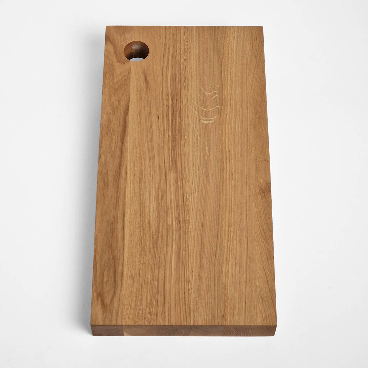 Skjærebrett (45 x 25 x 5cm) - tverrved, eik — bilde 1