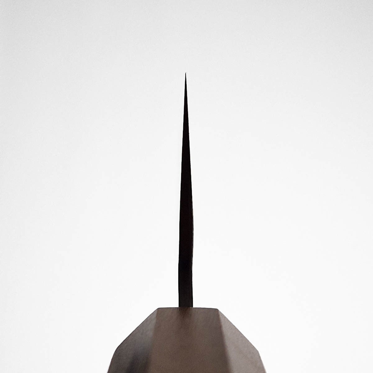 24cm Kokkekniv (gyoto), Vg10 damask/tsuchime - NIGARA HAMONO — bilde 4