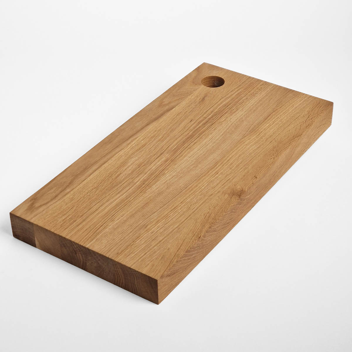 Skjærebrett (45 x 25 x 5cm) - tverrved, eik — bilde 3