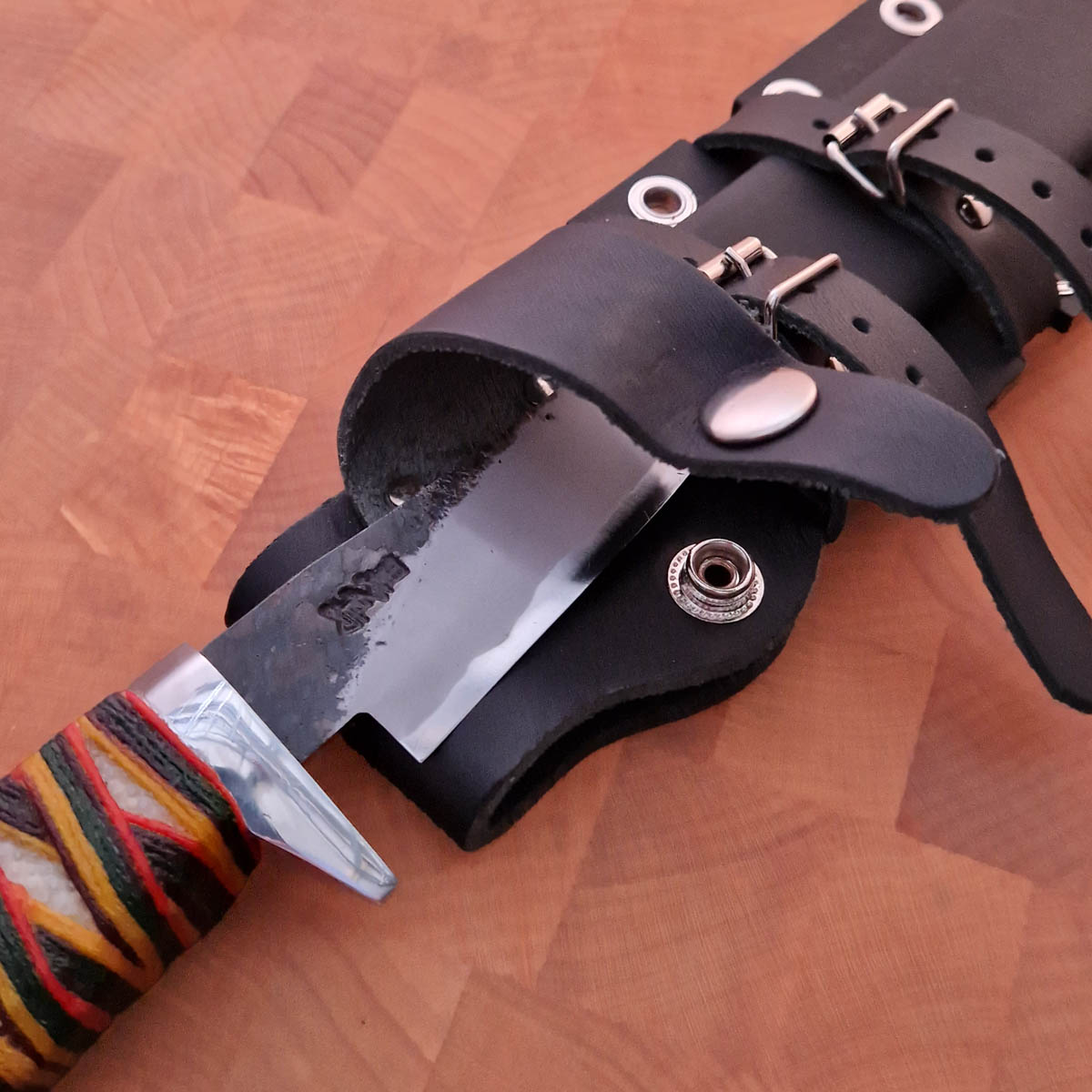 10.5cm Jaktkniv, karbonstål - RED ORCA — bilde 4