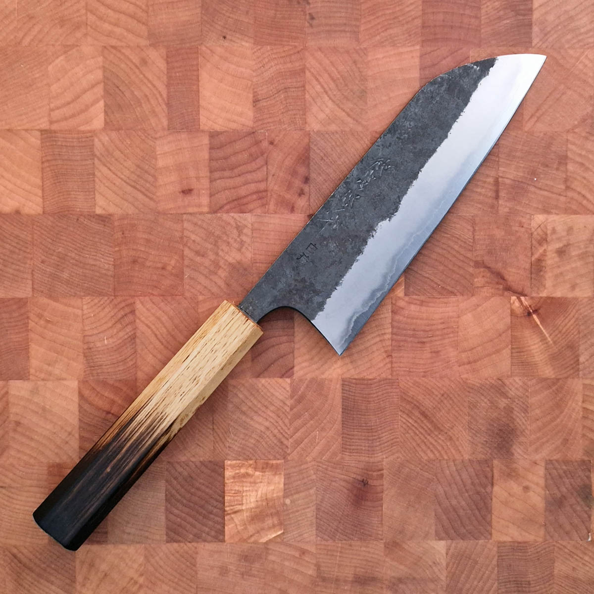 16,5cm Grønnsakskniv (Santoku), Kurochi, Shirogami - TANAKA — bilde 1