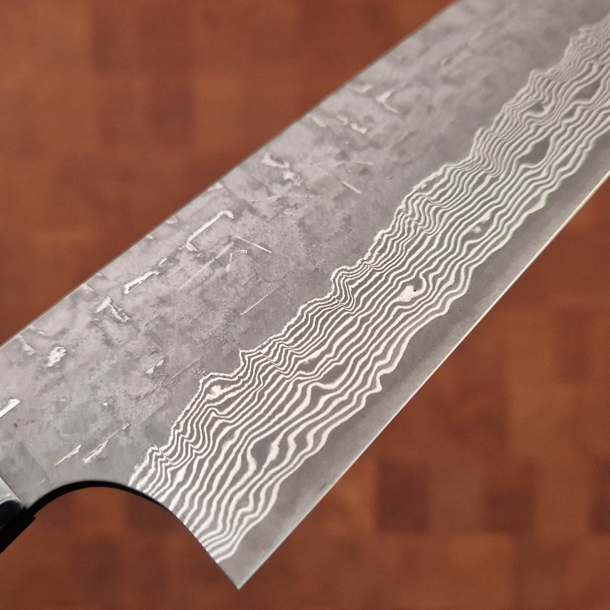21cm Kokkekniv (Gyoto), "X-Tsuchime" VG10, Micarta - SAJI — bilde 2