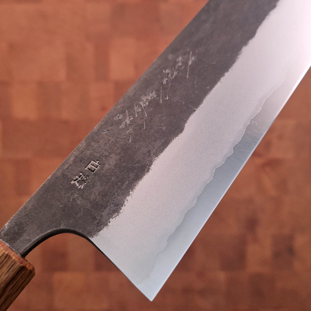 16,5cm Grønnsakskniv (nakiri), Kurochi, Shirogami - TANAKA — bilde 4