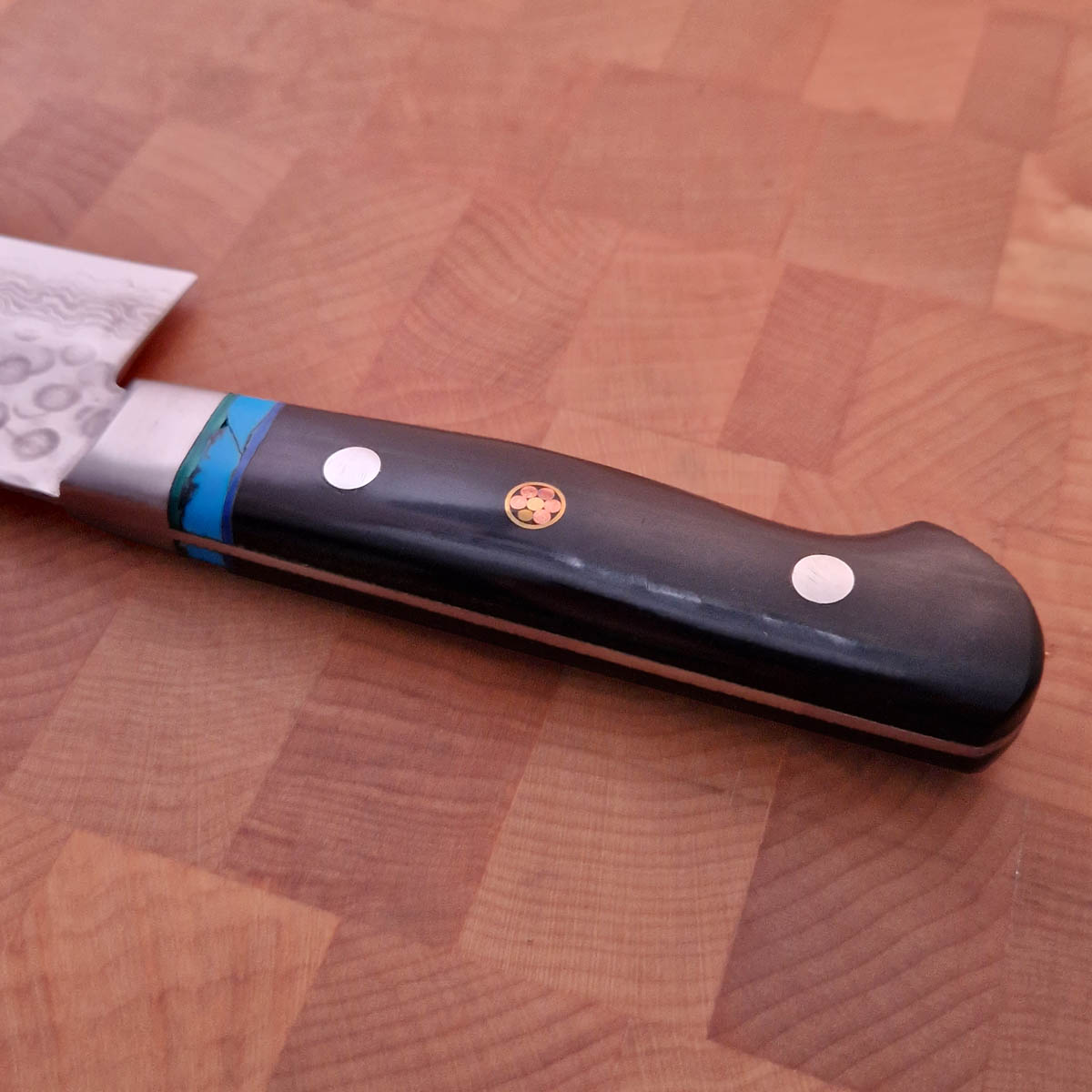 18cm Bunka, VG10, Turkis - HIRO — bilde 3
