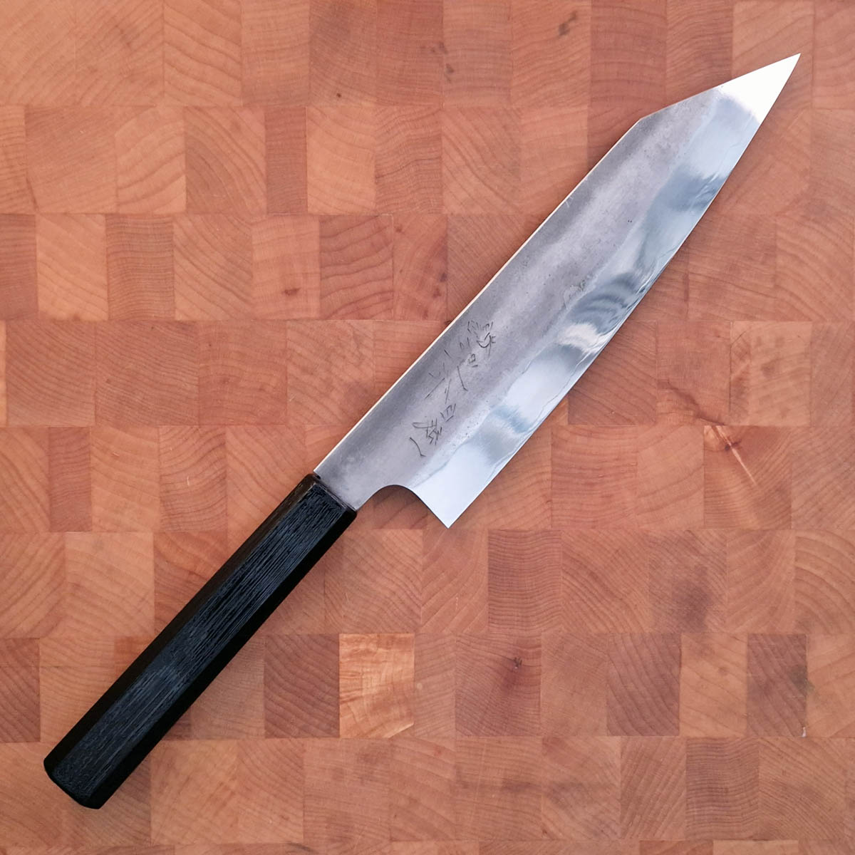 21cm Kiritsuke, SG2, Svart - Hatono