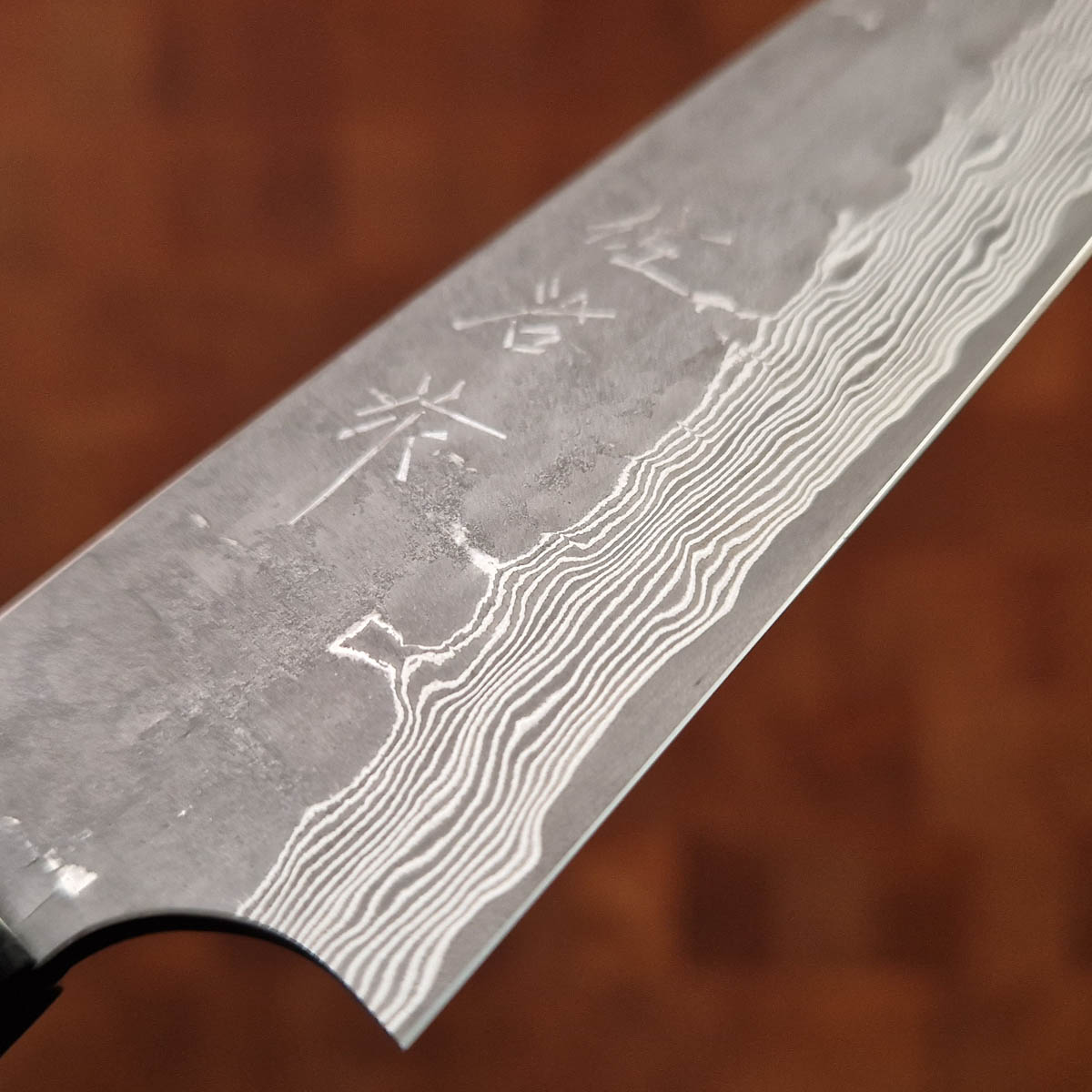 13.5cm Universalkniv "X-Tsuchime" VG10, Micarta - SAJI — bilde 3