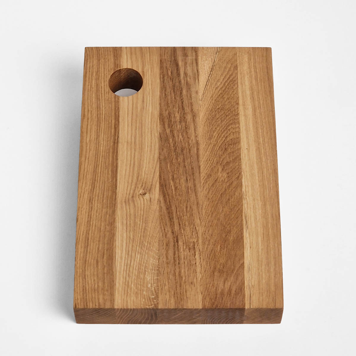Skjærebrett (35 x 20 x 5cm) - tverrved, eik