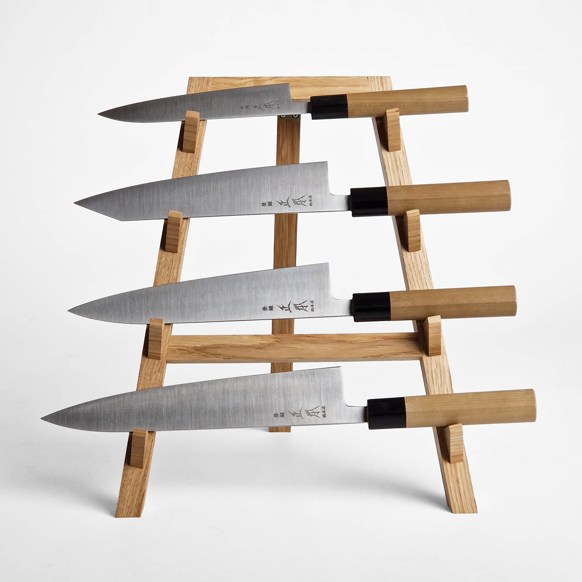 Knivstativ, 4 kniver - Eik — bilde 4