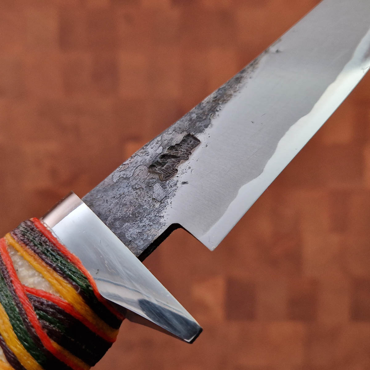 10.5cm Jaktkniv, karbonstål - RED ORCA — bilde 3