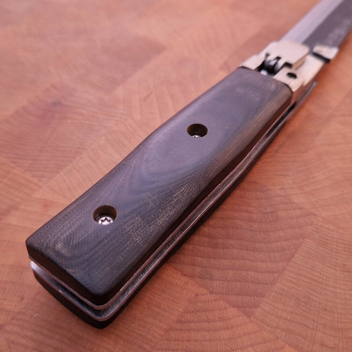 TAKEDA Foldekniv - Linen Micarta — bilde 6