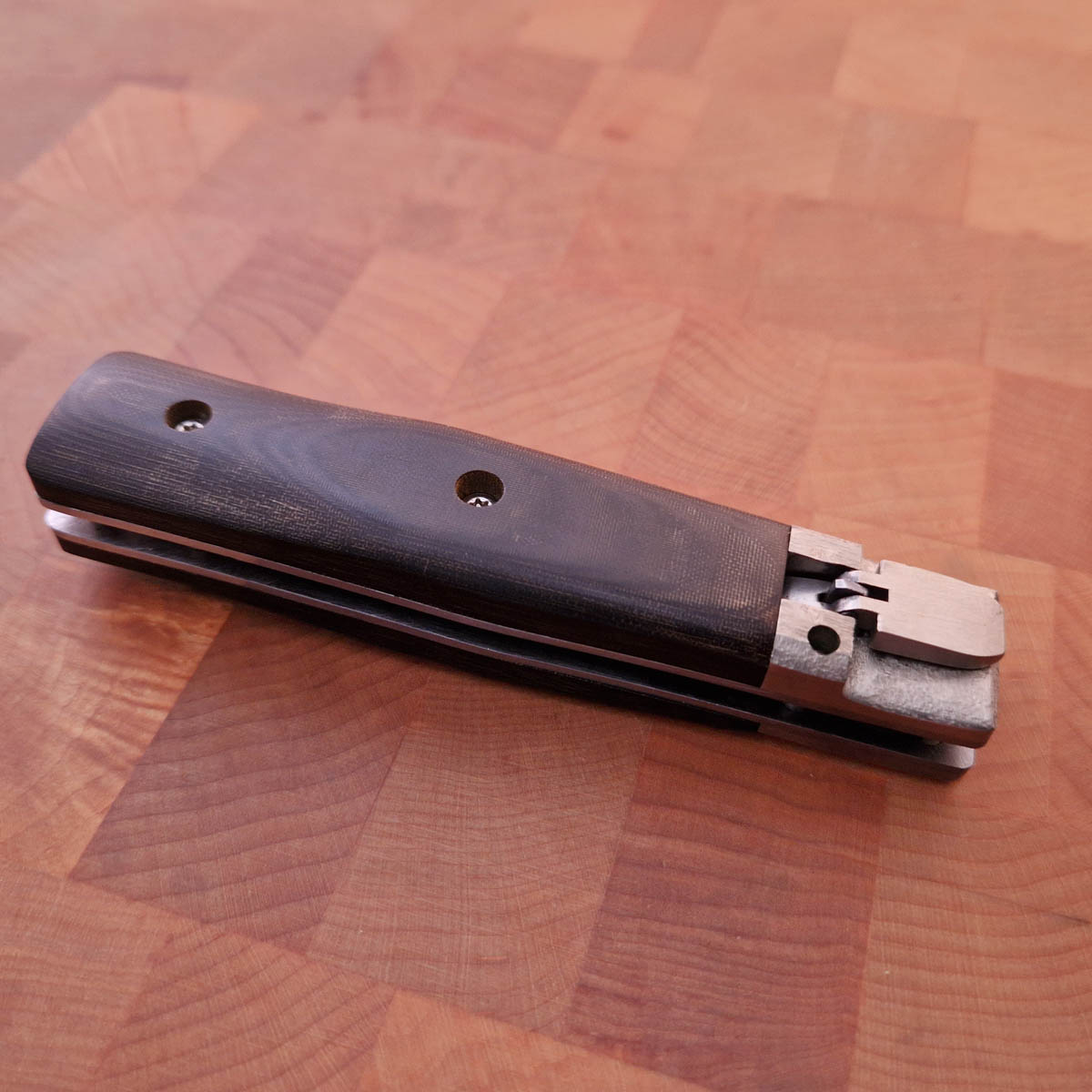 TAKEDA Foldekniv - Linen Micarta — bilde 5