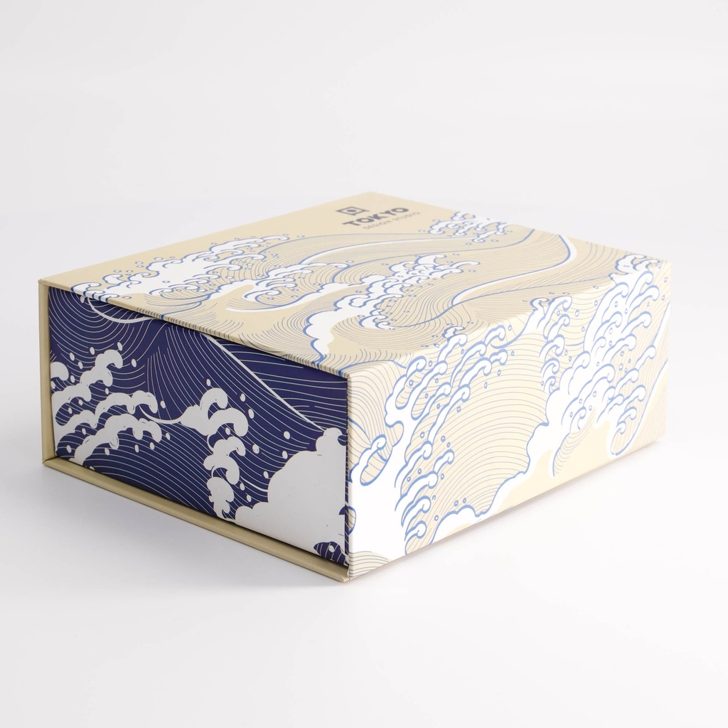 Sake sett, 4 kopper + karaffel "Kawaii Hokusai" - Tokyo design studio — bilde 4
