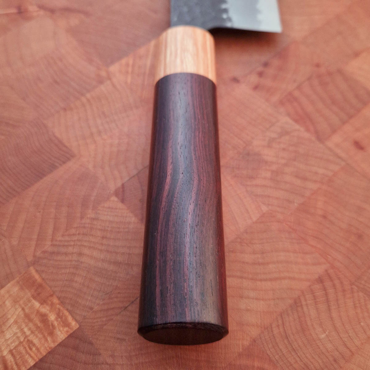 16.5cm Grønnsakskniv (Nakiri), Kurouchi, Super Aogami - HARAUYUKI — bilde 3