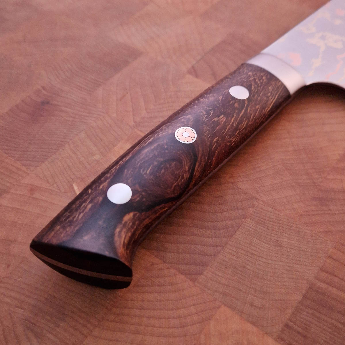 21cm Kokkekniv "Rainbow" damask, AOII - SAJI — bilde 4