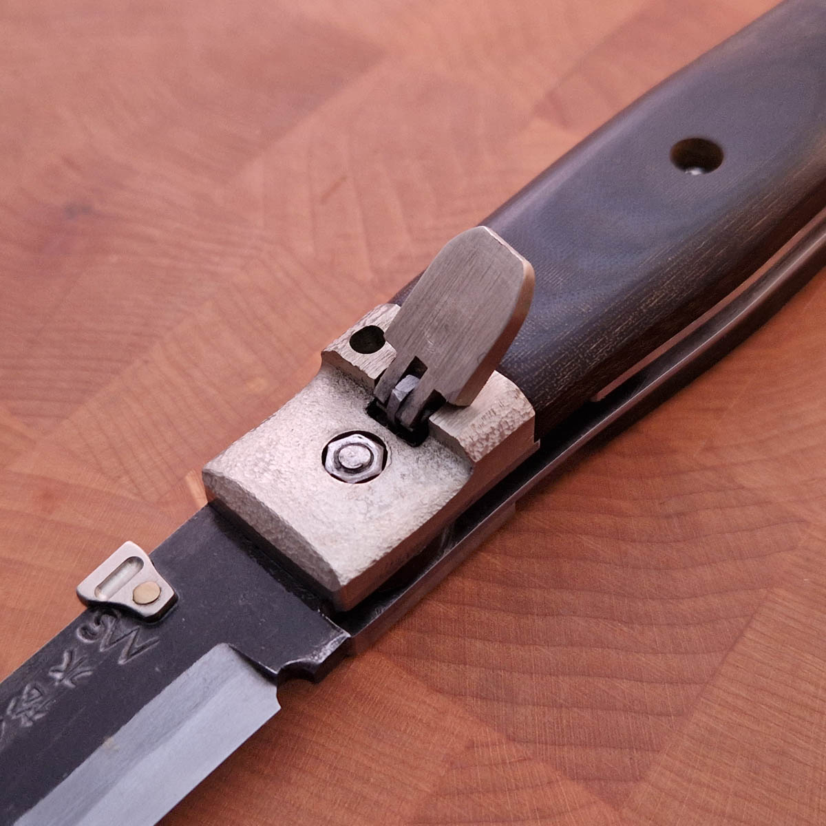 TAKEDA Foldekniv - Linen Micarta — bilde 3