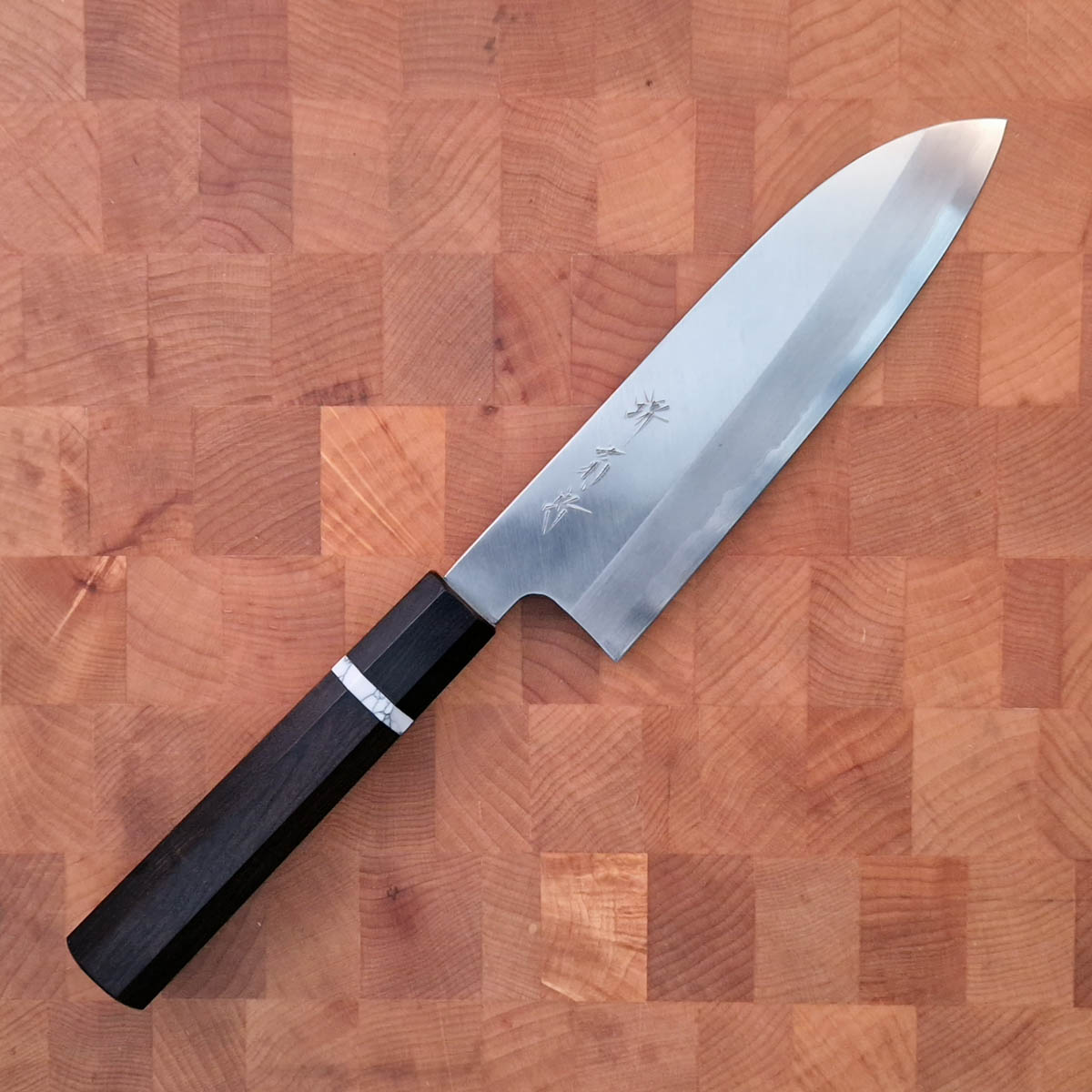 18cm Grønnsakskniv (Santoku) Shirogami I - SATOSHI NAKAGAWA — bilde 1