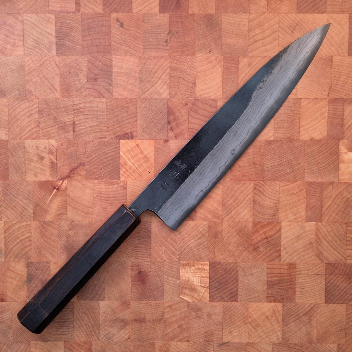 24cm Kokkekniv, "Kumokage", Aogami II - Hatsukokoro