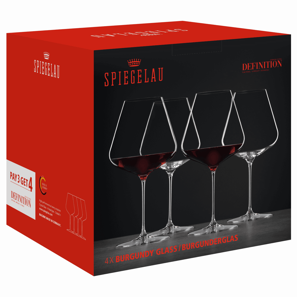 8 stk. Burgunderglass - SPIEGELAU DEFINITION