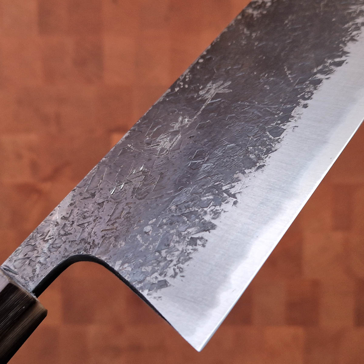 18cm Grønnsakskniv (Nakiri) Aogami II, Kurochi - MINOMO KAJIYA — bilde 2