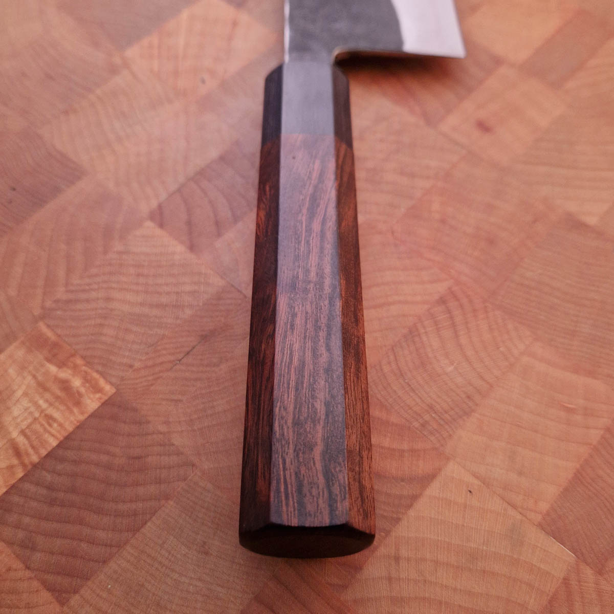 18cm Grønnsakskniv (nakiri), Shirogamei II, Ironwood - Sakoda Hamono — bilde 3