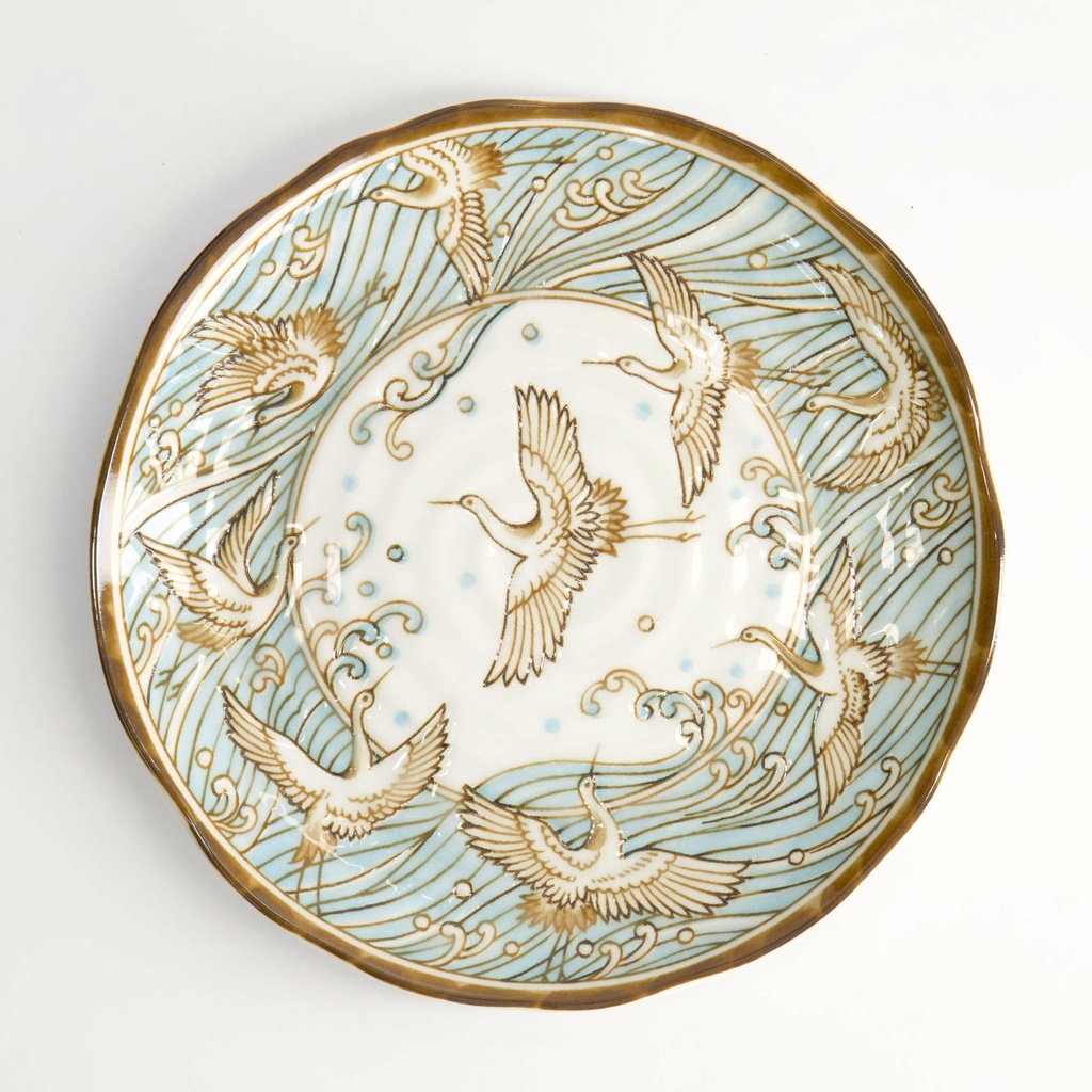 Tallerken, "Crane" lys blå, 16.5cm - Tokyo design studio — bilde 4
