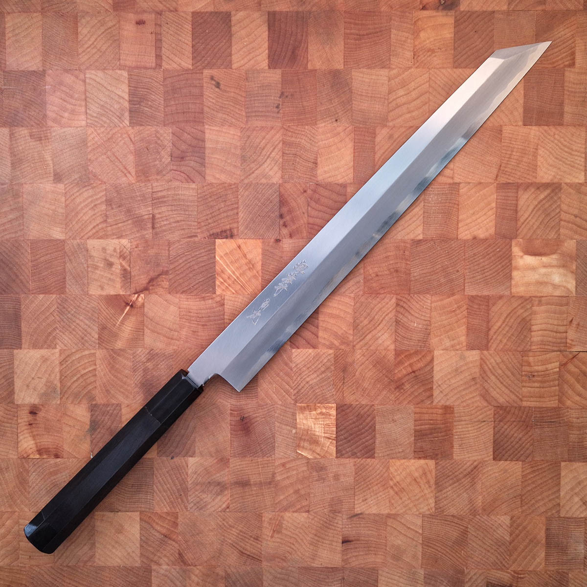 33cm Kiritsuke Yanagiba, Shirogami II - Sakai Takayuki — bilde 4