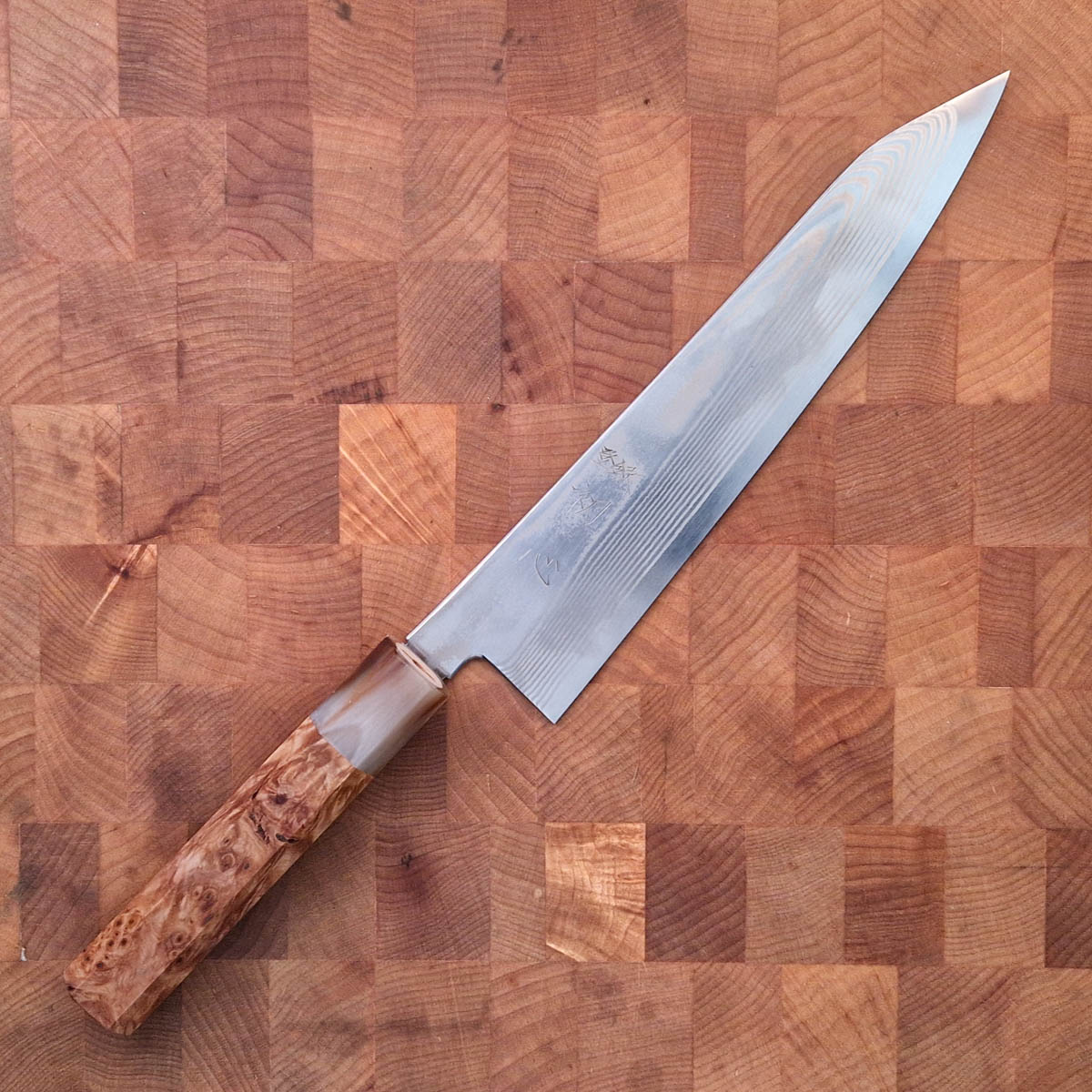 21cm Kiritsuke, Damask G3 - Hatsukokoro — bilde 5