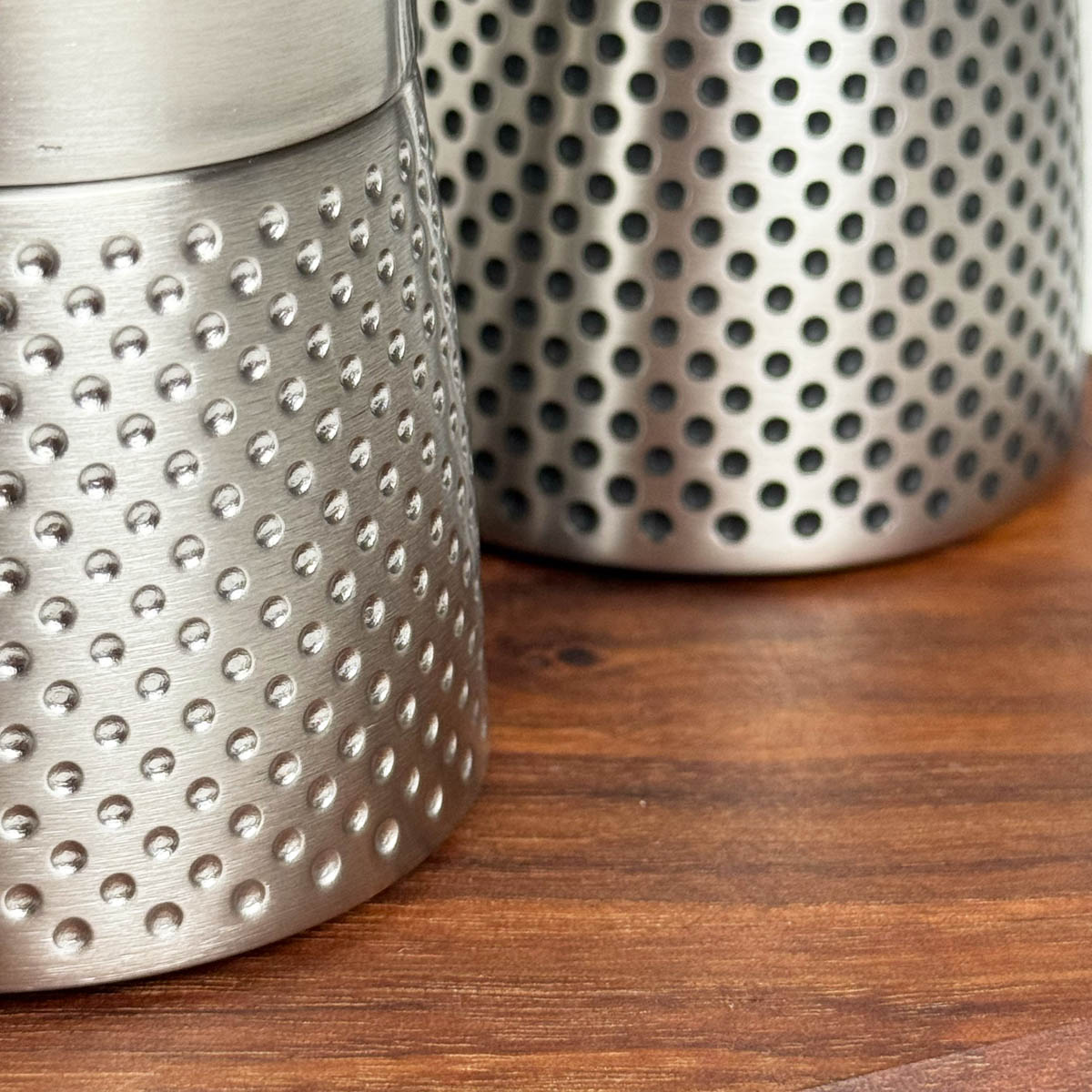 Sett med salt og pepperkvern, rustfritt stål - GLOBAL — bilde 2