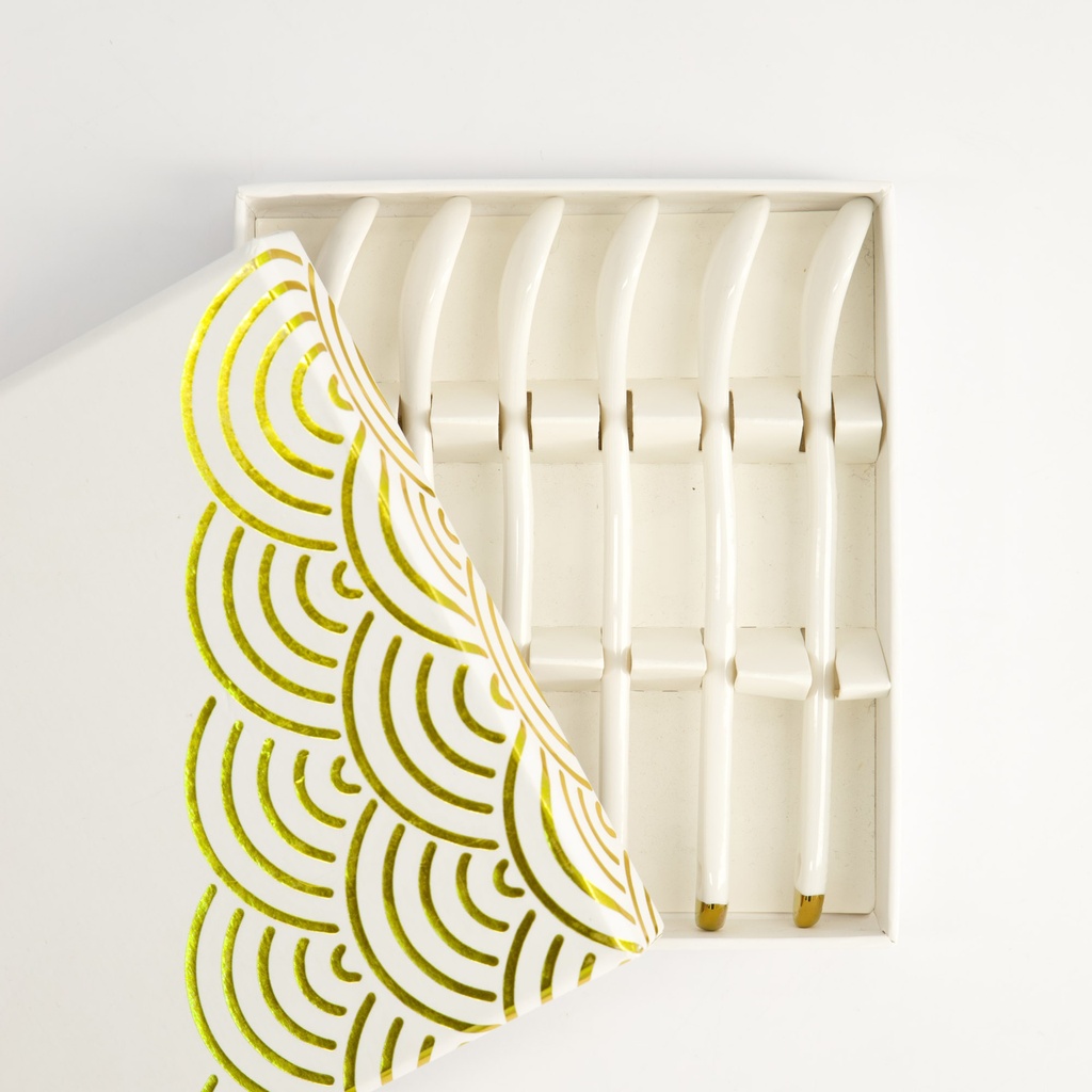 6stk. Skjer i gaveeske "Nippon white" - Tokyo design studio — bilde 4