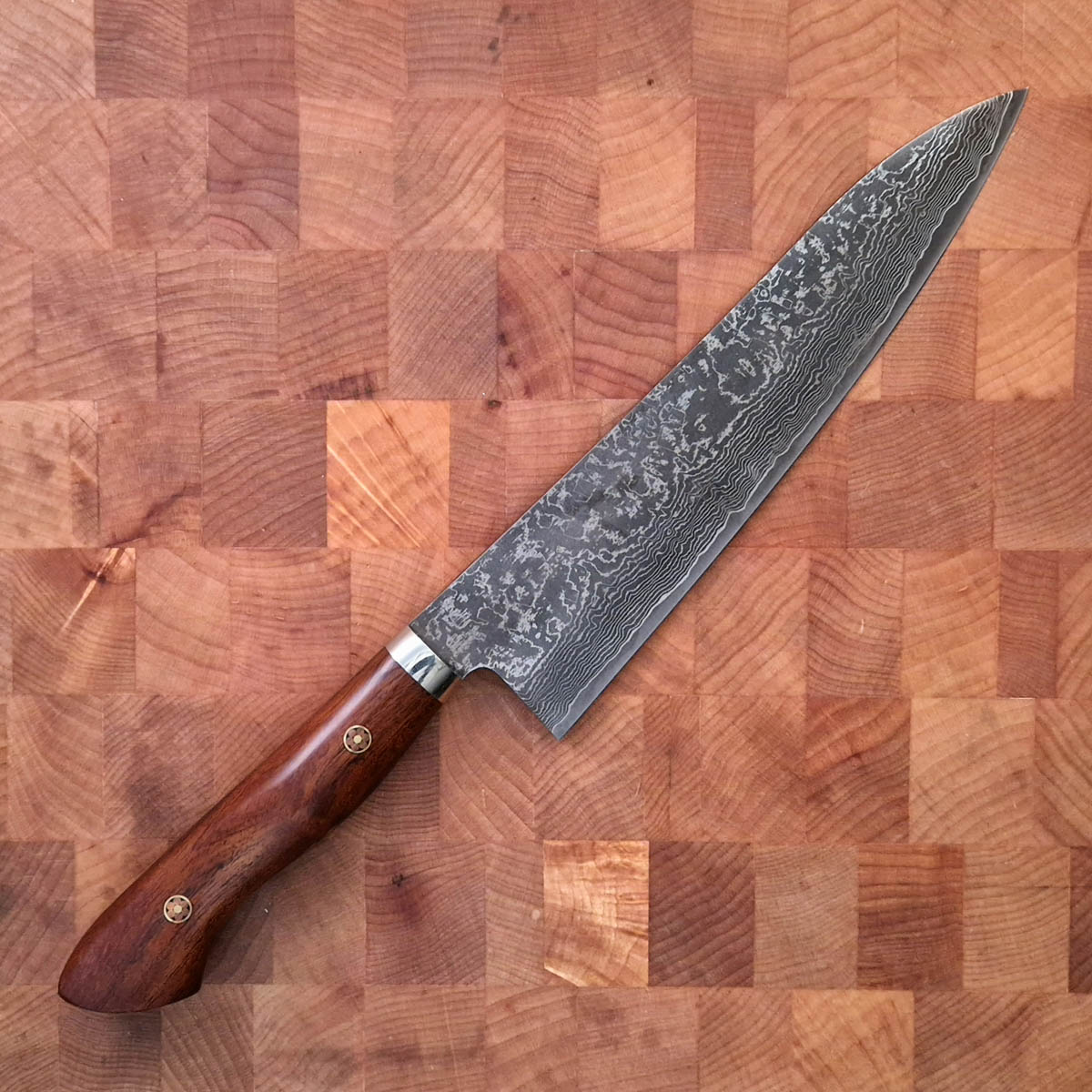 21cm Kokkekniv, Damask, SG2 - Tanaka Shigeki — bilde 1
