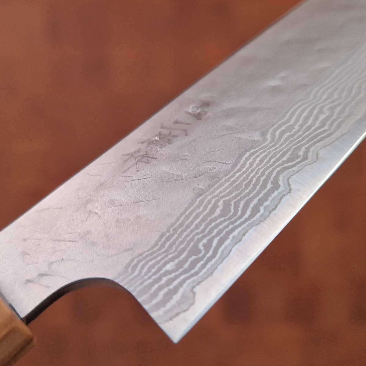 15cm Universalkniv, Vg10 damask/tsuchime - NIGARA HAMONO — bilde 2
