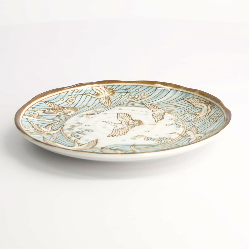 Tallerken, "Crane" lys blå, 16.5cm - Tokyo design studio — bilde 1