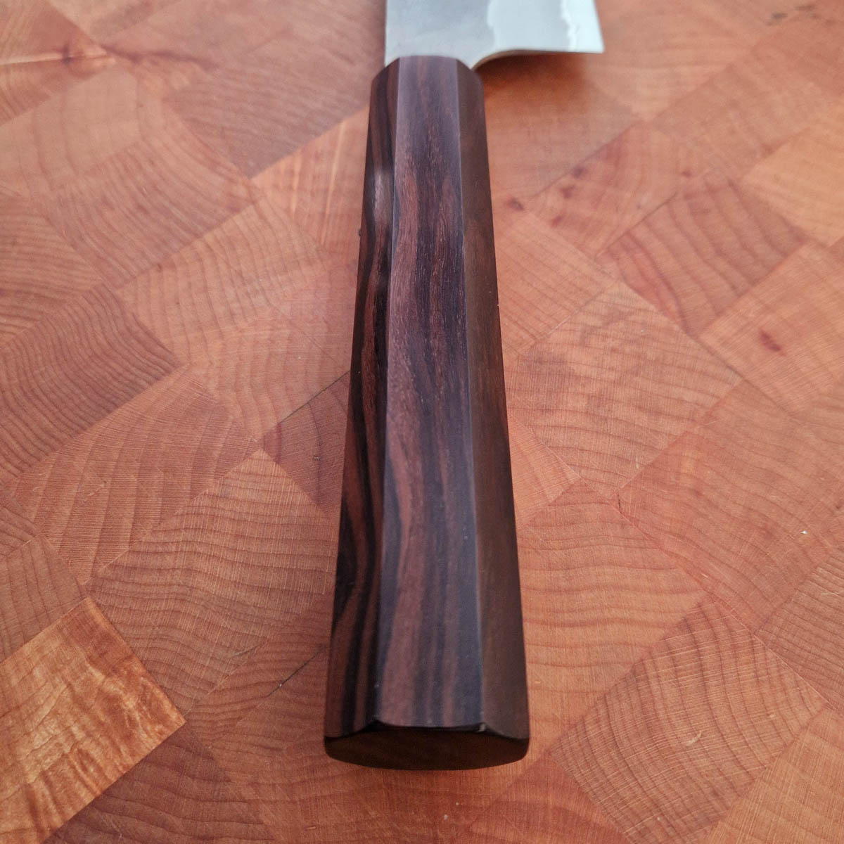 24cm Kokkekniv (Gyoto), Super Aogami Tsuchime - NIGARA HAMONO — bilde 3