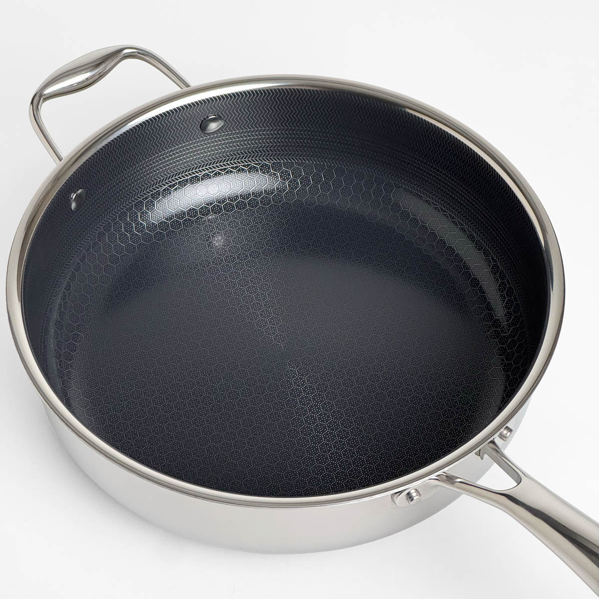 Sautépanne med lokk, 3 ltr ltr, hybrid - HEXCLAD — bilde 2