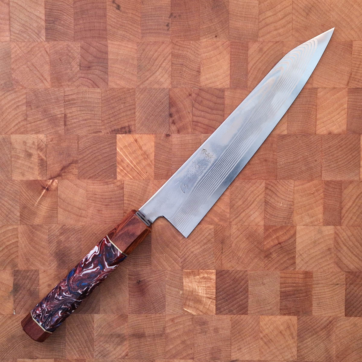 21cm Kiritsuke, Damask G3 - Hatsukokoro — bilde 9