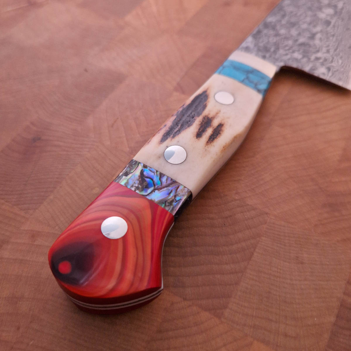 15cm Grønnsakskniv (Santoku) "Stag", SG2 - MR. ITOU (Yusui) — bilde 4
