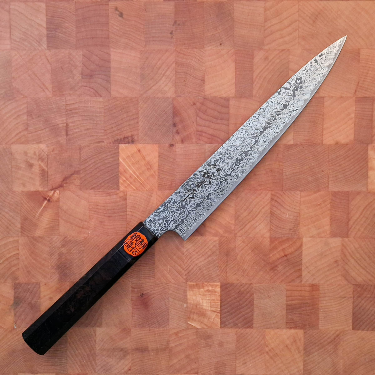 21cm Sujihiki, Damask, SG2 - Tanaka Shigeki — bilde 1