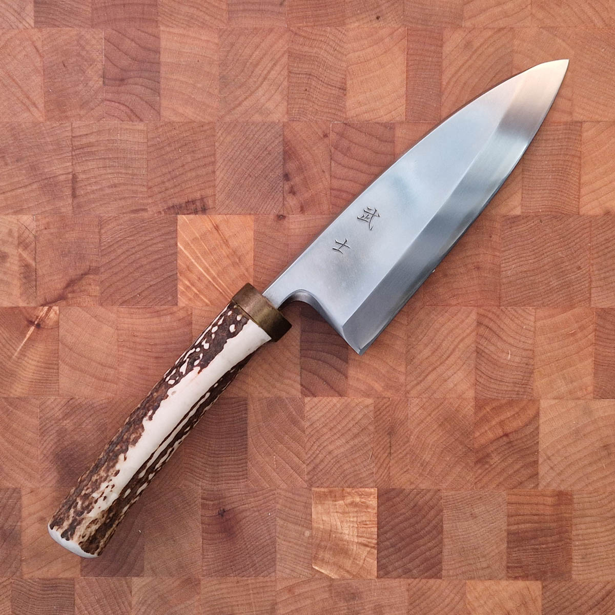 15cm Deba, "Stag handle", G3 - Saji — bilde 1