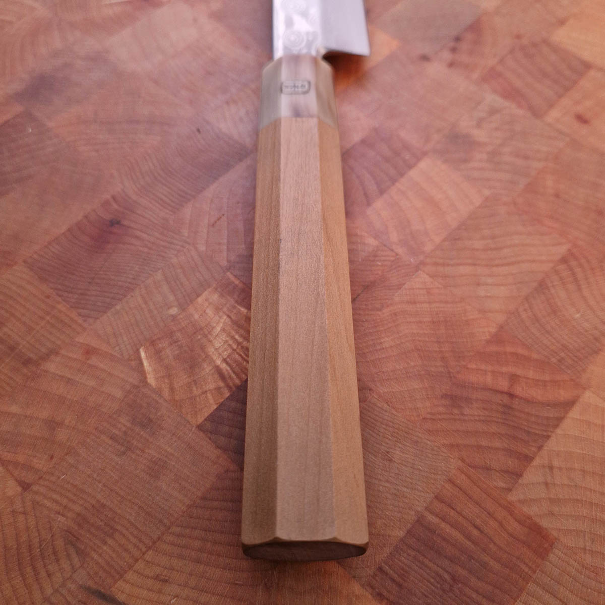 30cm Kiritsuke Yanagiba, Raindrop damask, silver 3 - Nagashi — bilde 4