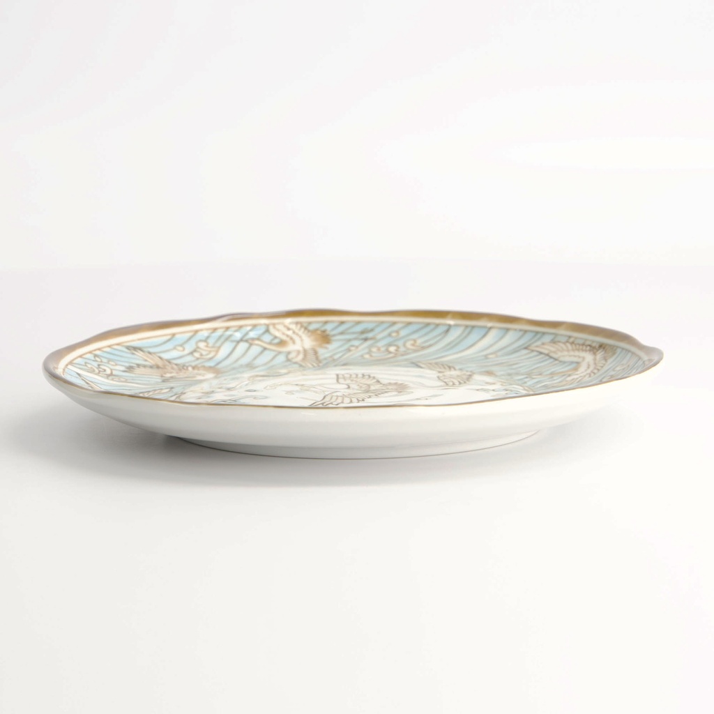 Tallerken, "Crane" lys blå, 16.5cm - Tokyo design studio — bilde 2